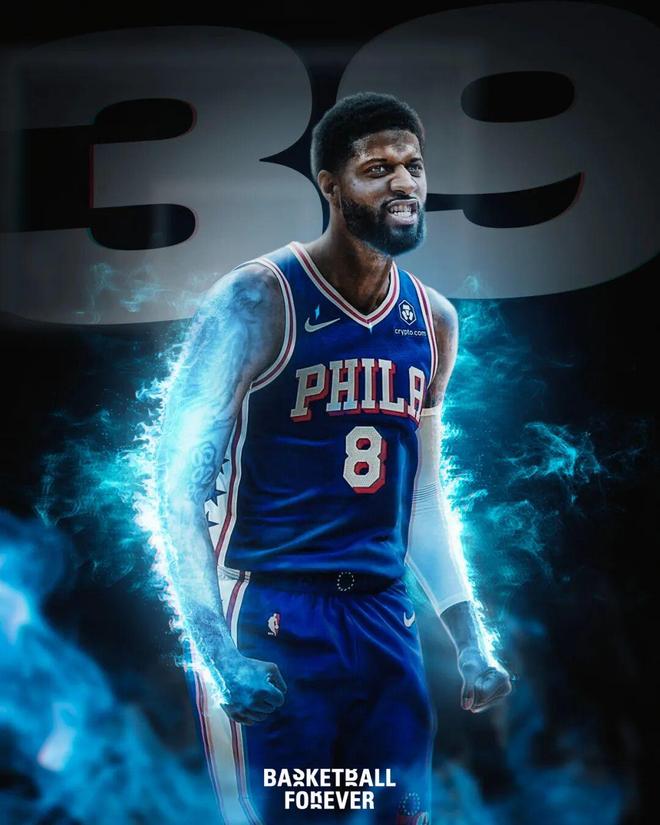 保罗乔治单场39分率76人狂胜奇才，球队核心状态