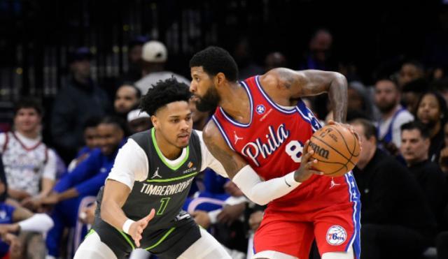 乔治禁赛复出后状态回升 76人逆转森林狼